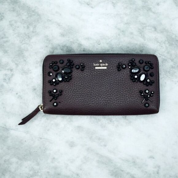 1635 Kate spade leather full zip wallet - Picture 1 of 16